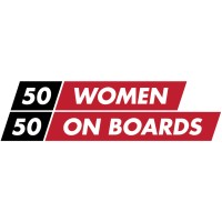 50/50 Women on Boards logo, 50/50 Women on Boards contact details