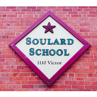 The Soulard School logo, The Soulard School contact details