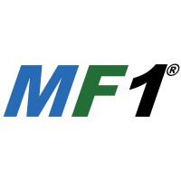 MF1 logo, MF1 contact details