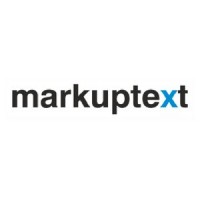 MarkupText logo, MarkupText contact details