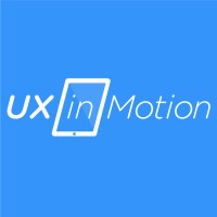 UX in Motion logo, UX in Motion contact details