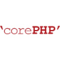 'corePHP' logo, 'corePHP' contact details