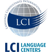 LCI Language Centers logo, LCI Language Centers contact details