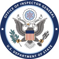 Office of Inspector General, U.S. Department of State logo, Office of Inspector General, U.S. Department of State contact details