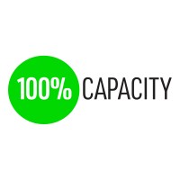 100% Capacity logo, 100% Capacity contact details