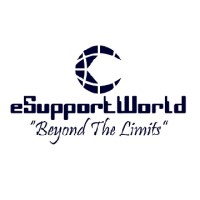 eSupportWorld logo, eSupportWorld contact details