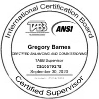 Certified Balancing & Commissioning logo, Certified Balancing & Commissioning contact details