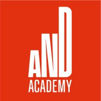 AND Academy logo, AND Academy contact details