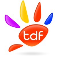 TDF logo, TDF contact details