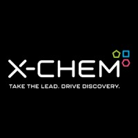 X-Chem logo, X-Chem contact details