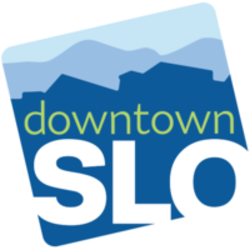 SLO Downtown Association logo, SLO Downtown Association contact details