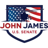 John James for U.S. Senate logo, John James for U.S. Senate contact details