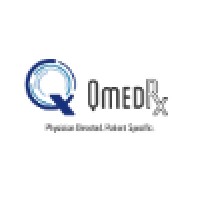 QmedRx logo, QmedRx contact details