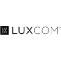 LUXCOM logo, LUXCOM contact details