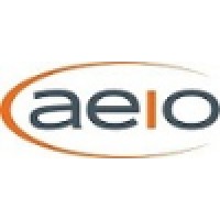 AEIO logo, AEIO contact details