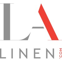 LA Linen logo, LA Linen contact details