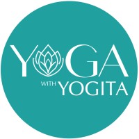 Yoga with Yogita logo, Yoga with Yogita contact details