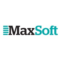 MaxSoft logo, MaxSoft contact details