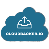 CloudBacker.io logo, CloudBacker.io contact details