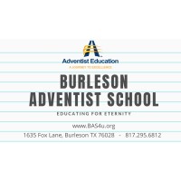 Burleson Adventist School logo, Burleson Adventist School contact details