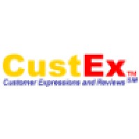 CustEx logo, CustEx contact details