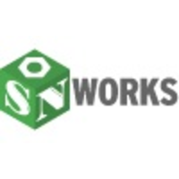 SNworks logo, SNworks contact details