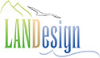 LANDesign logo, LANDesign contact details