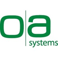 OA Systems logo, OA Systems contact details