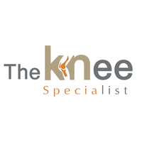 The Knee Specialist logo, The Knee Specialist contact details