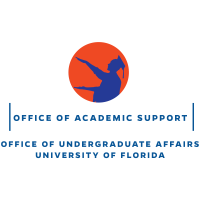 UF Office of Academic Support logo, UF Office of Academic Support contact details