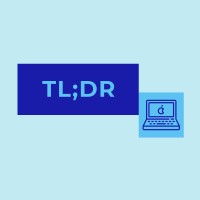 TLDR logo, TLDR contact details