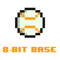 8-bit baseball logo, 8-bit baseball contact details