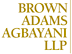 brown adams agbayani llp logo, brown adams agbayani llp contact details