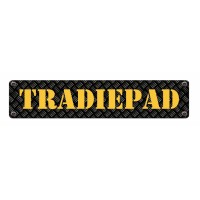 TradiePad logo, TradiePad contact details