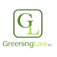 GreeningLaw, PC logo, GreeningLaw, PC contact details