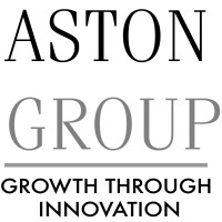 The Aston Group logo, The Aston Group contact details