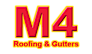 M4 Roofing & Gutters logo, M4 Roofing & Gutters contact details