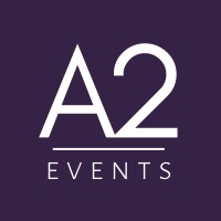 A2 Events logo, A2 Events contact details