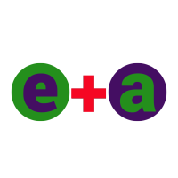 e+a logo, e+a contact details