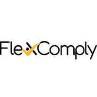 FlexComply logo, FlexComply contact details