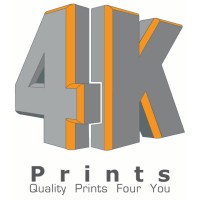 4K Prints logo, 4K Prints contact details