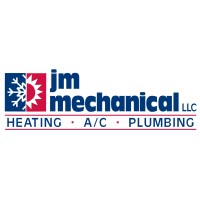 JM Mechanical logo, JM Mechanical contact details