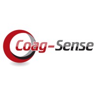 CoaguSense logo, CoaguSense contact details