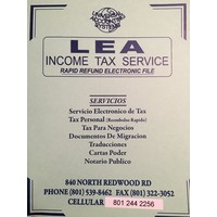 LEA Income Tax Service logo, LEA Income Tax Service contact details