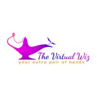 The Virtual Wiz logo, The Virtual Wiz contact details