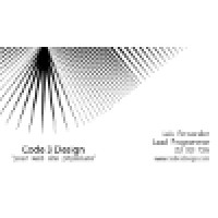 Code 3 Design logo, Code 3 Design contact details