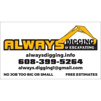 Always Digging and Excavating llc logo, Always Digging and Excavating llc contact details