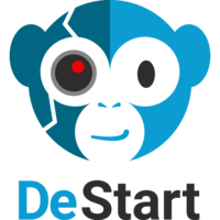 Destart logo, Destart contact details