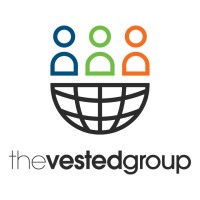 The Vested Group logo, The Vested Group contact details