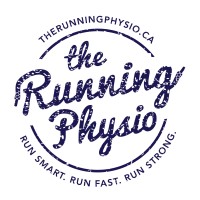 The Running Physio logo, The Running Physio contact details